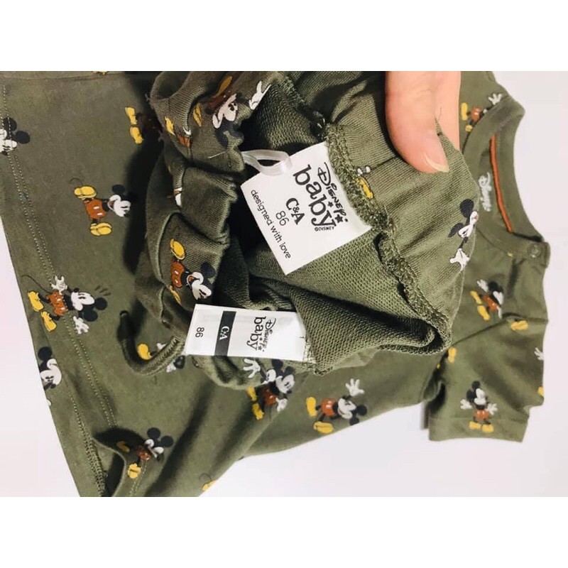 Bộ mickey xanh bé trai