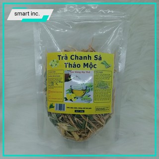 Trà chanh sả thảo mộc lá dứa sao than 🍷saleoff🍷 chè chanh sả detox đồ uống vitamin c giảm lo âu mát gan trị bệnh gout