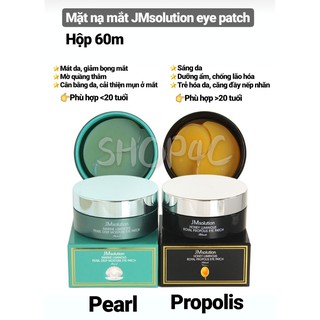 Mặt nạ mắt JM Solution eye patch- Bí quyết giúp đôi mắt luôn tươi trẻ.