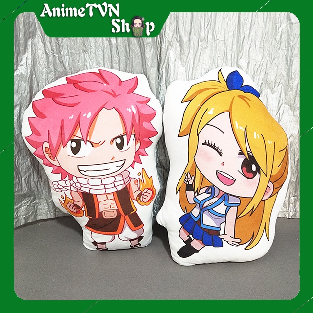 Nhồi bông in 2 mặt Anime Manga Fairy Tail (Hội pháp sư) - 40 Cm - Siêu dễ thương ôm cực đã