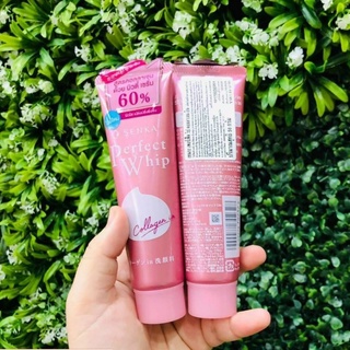 1 tuýp Sữa rửa mặt Senka tınh chấţ tạo bọt chiết xuất tơ tằm trắŉg ҏerfect Whip collągen In
