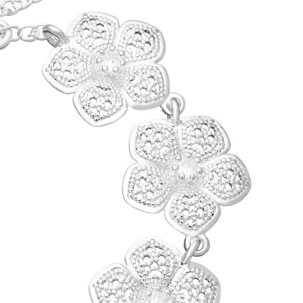 Vòng Tay Họa Tiết Hoa Thanh Lịch Cho Nữ