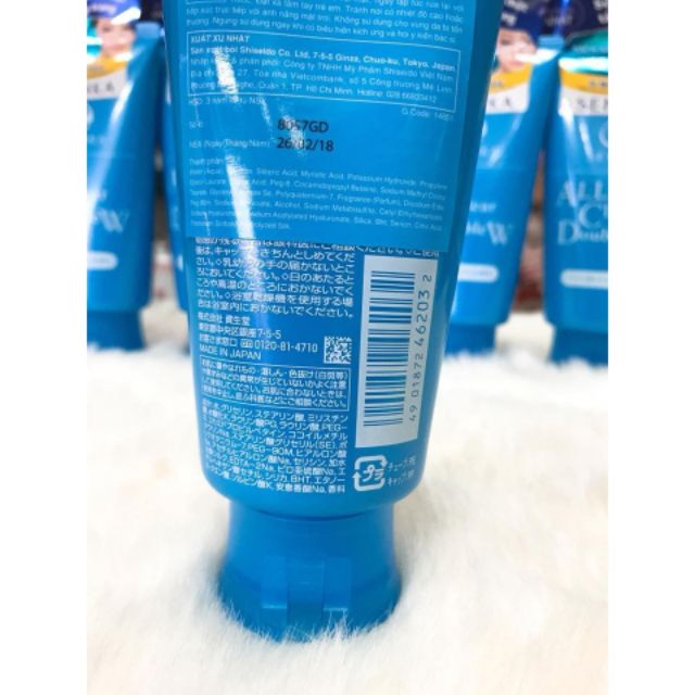 Sữa rửa mặt tẩy trang Senka Perfect Double Wash 120g