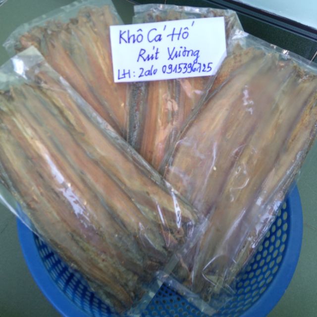 0.5KG KHÔ CÁ HỐ RÚT XƯƠNG CÓ GIA VỊ BAO NGON