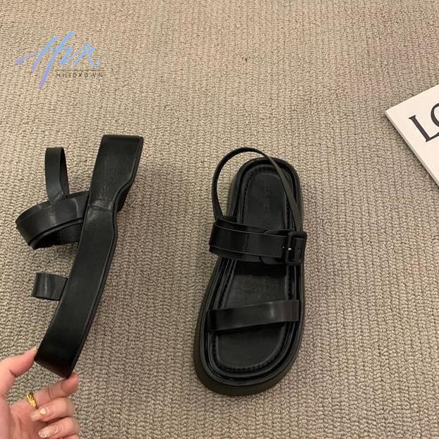 Giày Sandal Đế Dày Thời Trang Mùa Hè Phong Cách Pháp Hàng Mới 2022 Dành Cho Bạn Nữ