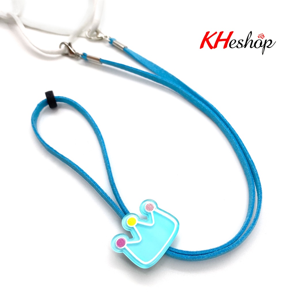 Dây đeo khẩu trang có sticker dễ thương cho bé phong cách Âu Mỹ đủ màu siêu xinh mã Y6019