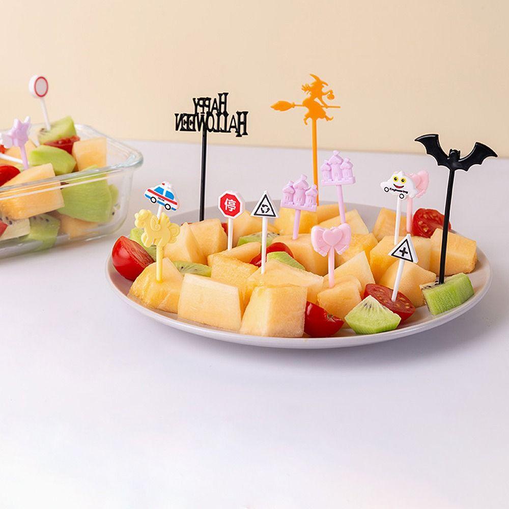 Nĩa Ăn Trái Cây Hình Thú Hoạt Hình Trang Trí Cho Bé
