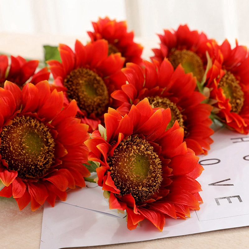 Tmdbyx Cành Hoa Hướng Dương Giả Dùng Trang Trí