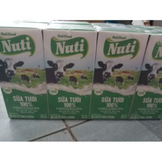 Sữa tươi Nutifood hộp 180ml