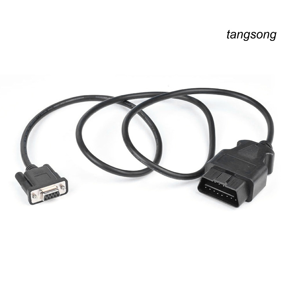 Dây Cáp Chuyển Đổi Obd2 16-pin Sang Db9 Rs232 Cho Xe Hơi