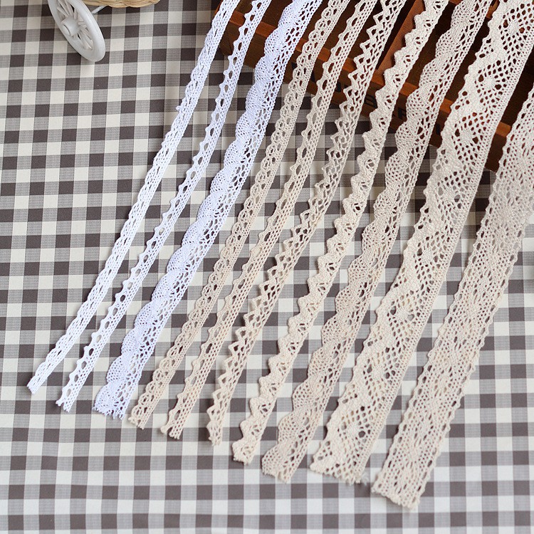 Dải dây ren trắng 4,5m