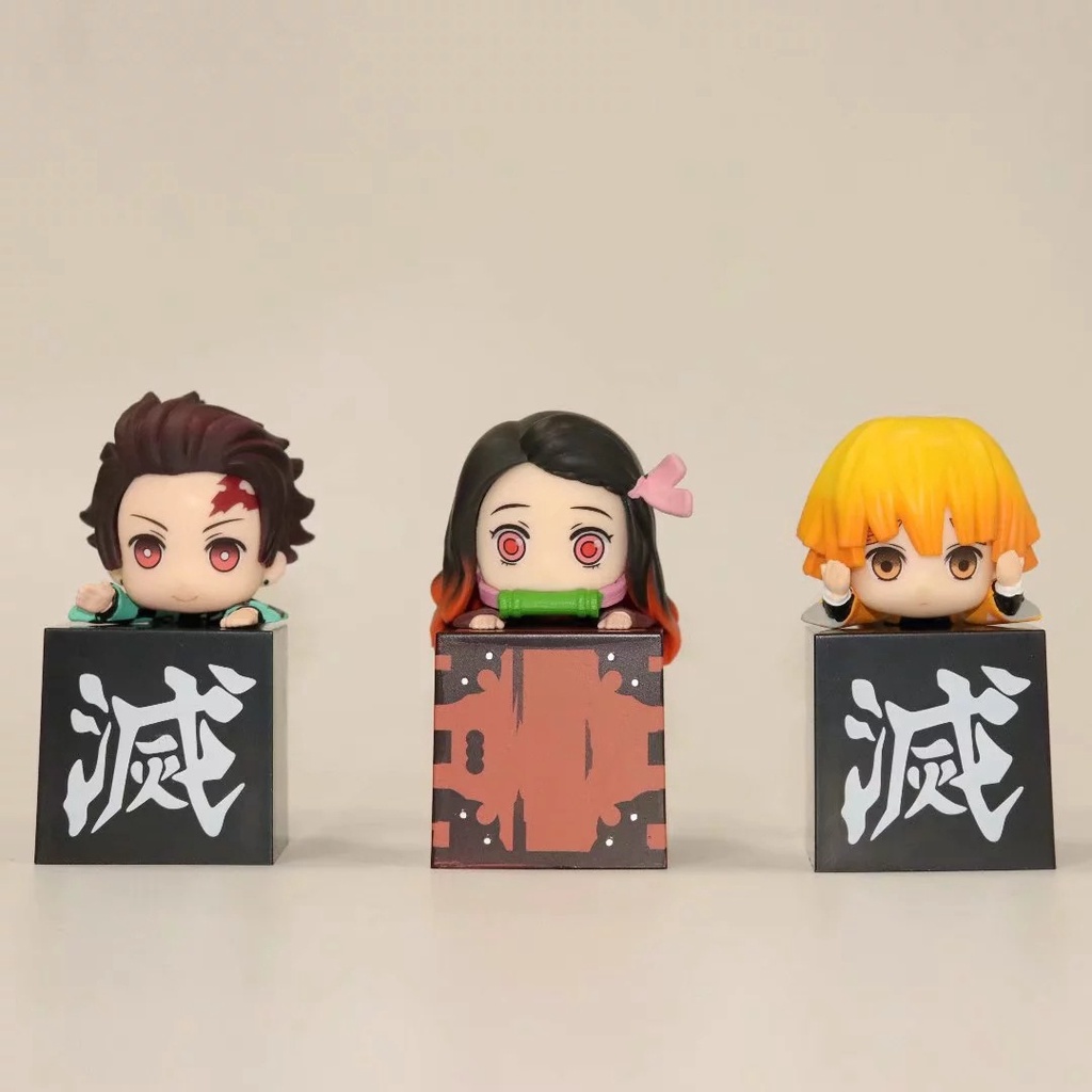 Mô Hình Đồ Chơi Nhân Vật Nezuko Tanjirou Zenitsu Shinobu SY2 Demon Slayer