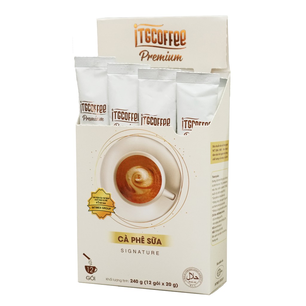 Cà phê sữa Signature - ITGCOFFEE PREMIUM - Hộp 240g