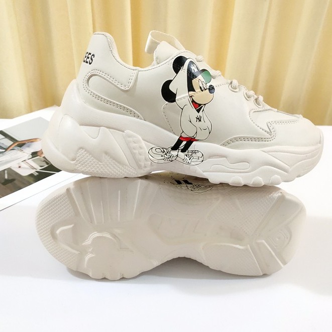 Giày Sneaker M.L.B boston Mickey Phuong linh 86 shop  [hỗ trợ đổi trả]