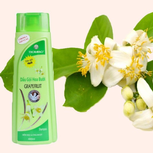 Dầu gội hoa bưởi 400ml - Thorakao – Giúp tóc dày óng ả