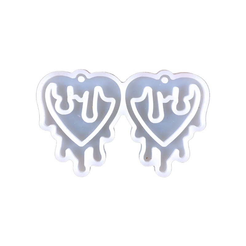 Khuôn Làm Bông Tai / Khuyên Tai / Môi / Mặt Trăng Bằng Silicone DIY