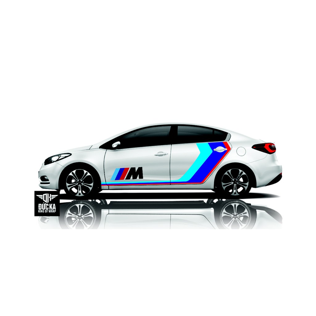 Decal Tem Xe Ô Tô Cerato - Decal cao cấp chính hãng 3 lớp