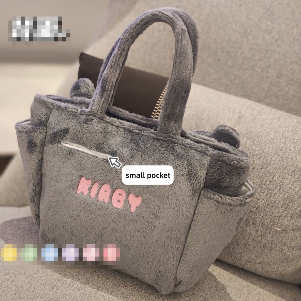 Túi Xách Tay Đựng Đồ Ăn Trưa Họa Tiết Kuromi Dễ Thương Dành Cho Nữ