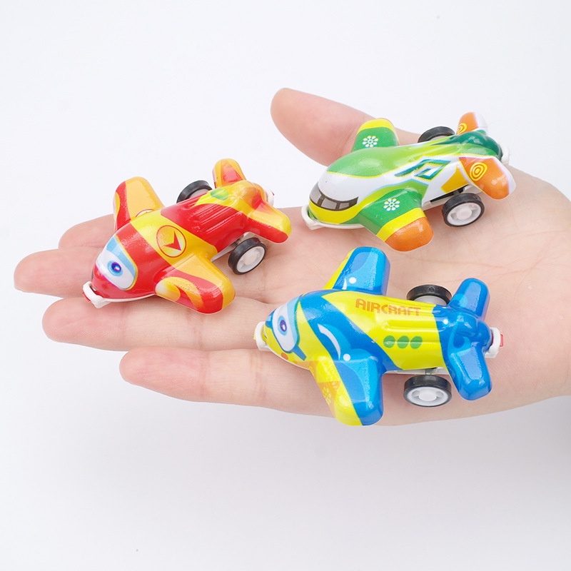 Đồ Chơi Trẻ Em Máy Bay Mini Vặn Dây Cót Chạy Đà Cho Bé Làm Quà Tặng Học Sinh Trong Học Tập - BỐ KHỦNG LONG