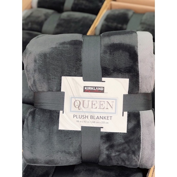 Chăn lông cừu kirkland Queen 2,48x2,33m bill costco
