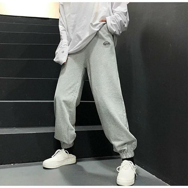 Quần jogger thun da cá unisex