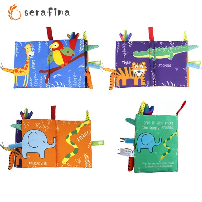 Sách Vải Có Âm Thanh Tương Tác Giáo Dục Sớm Cho Bé