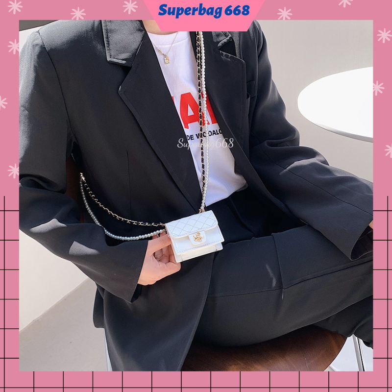 Túi mini đeo chéo nữ giá rẻ đẹp đi chơi phong cách thời trang hàn quốc cute dễ thường Superbag668 234