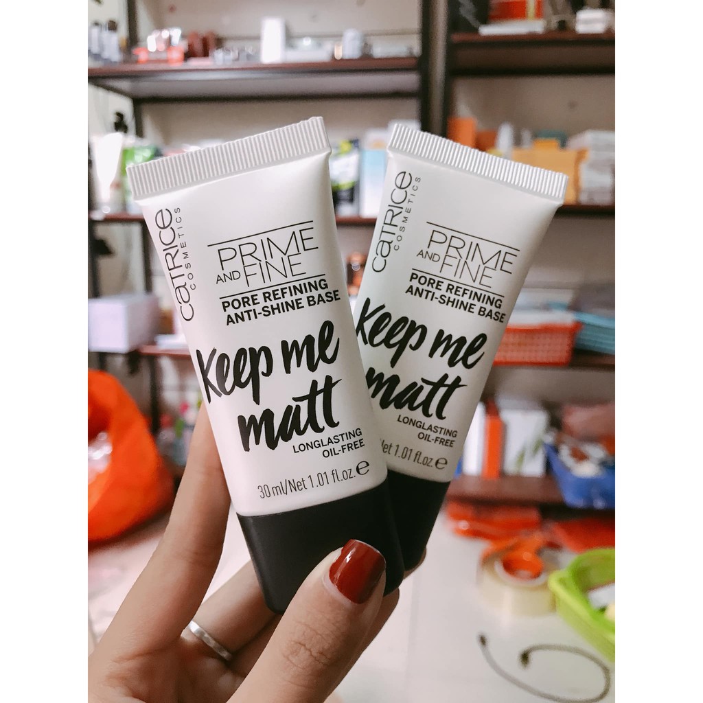 KEM LÓT CATRICE PRIME AND FINE PORE REFINING ANTI SHINE BAS