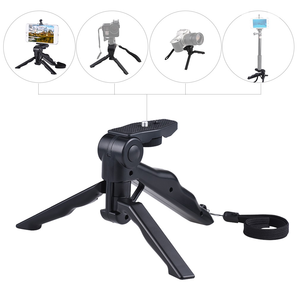 Ĩ Mini Tripod Stand Support Holder Hand Grip Stabilizer with Smartphone Clip Bracket for iPhone 7 Plus/7/6/6  Plus/6s/ f