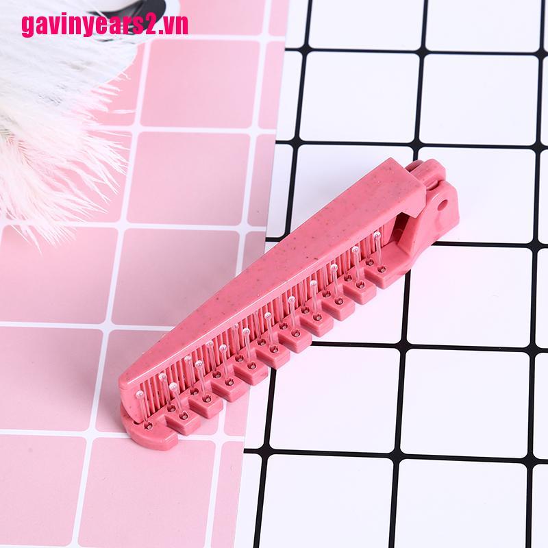 (Hàng Mới Về) Lược Chải Tóc Gấp Gọn Tiện Lợi