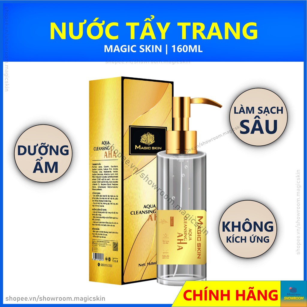 Nước Tẩy Trang Magic Skin Aqua Cleansing Aha ✔ CHÍNH HÃNG