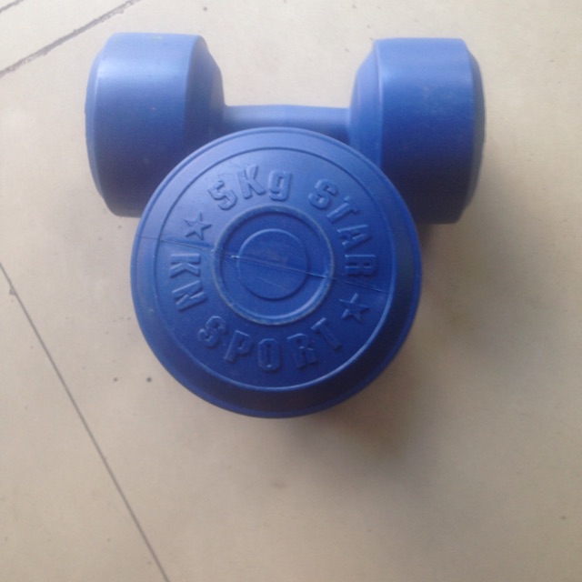 Tạ nhựa 1 cục 5kg
