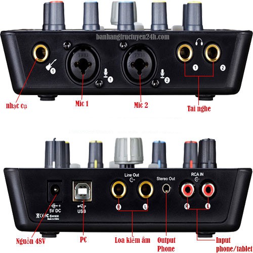 Sound Card Livestream ICON UPOD PRO loại đẹp chất lượng tốt bảo hành 3 tháng