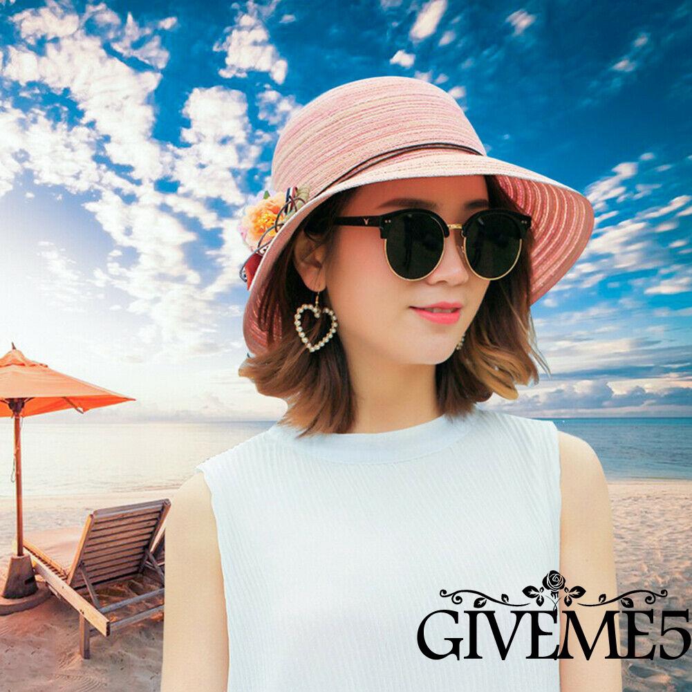 Mũ cói vành rộng che nắng thời trang đi biển cho nữ