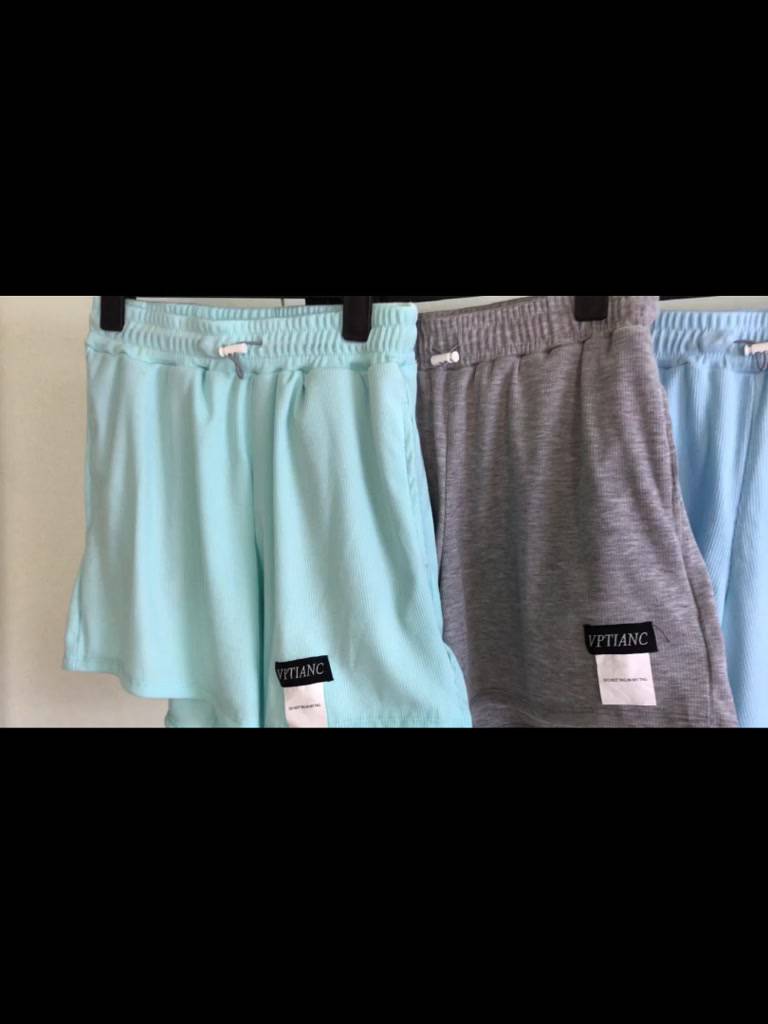 Quần đùi nữ mặc nhà ống rộng Yinxx, sooc nữ lưng cao vải gân cotton QS105 | BigBuy360 - bigbuy360.vn