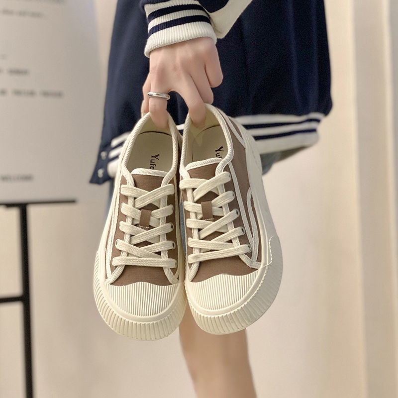 CHZK Giày Thể Thao Canvas Đế Dày Thời Trang Hàn Quốc