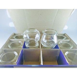 BỘ 12 CỐC GIÁC HƠI THỦY TINH