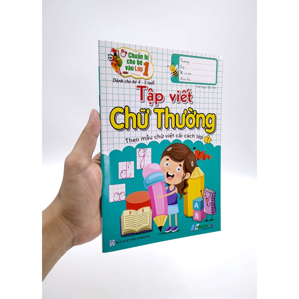 Sách Tập Viết Chữ Thường - Theo Mẫu Chữ Viết Cải Cách Lớp 1