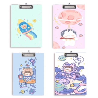 kẹp tài liệu bìa  cứng phi hành gia KTLG12 astronaut dễ thương cute size A4 hoạt hình