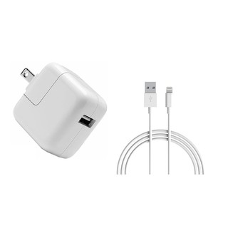 Bộ Cốc Cáp Sạc Cho Apple iPad, iPhone Lightning 2.4A 12W