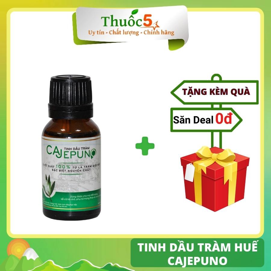 [Giá Gốc] Tinh Dầu Tràm Huế Cajepuno Chai Tròn 15ml - Chiết Xuất Tự Nhiên, An Toàn Khi Sử Dụng