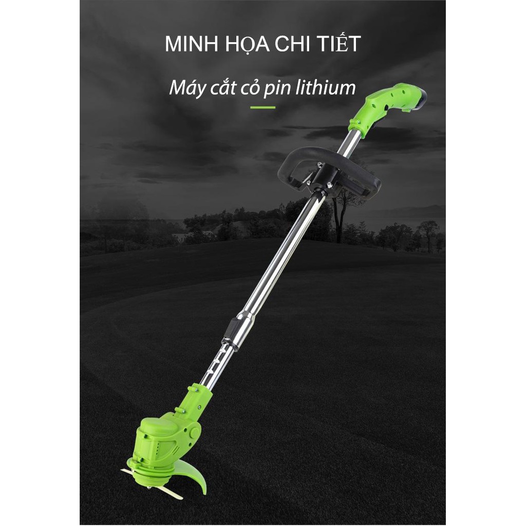 Máy cắt cỏ cầm tay dùng pin sạc thông minh -  Máy cắt lithium