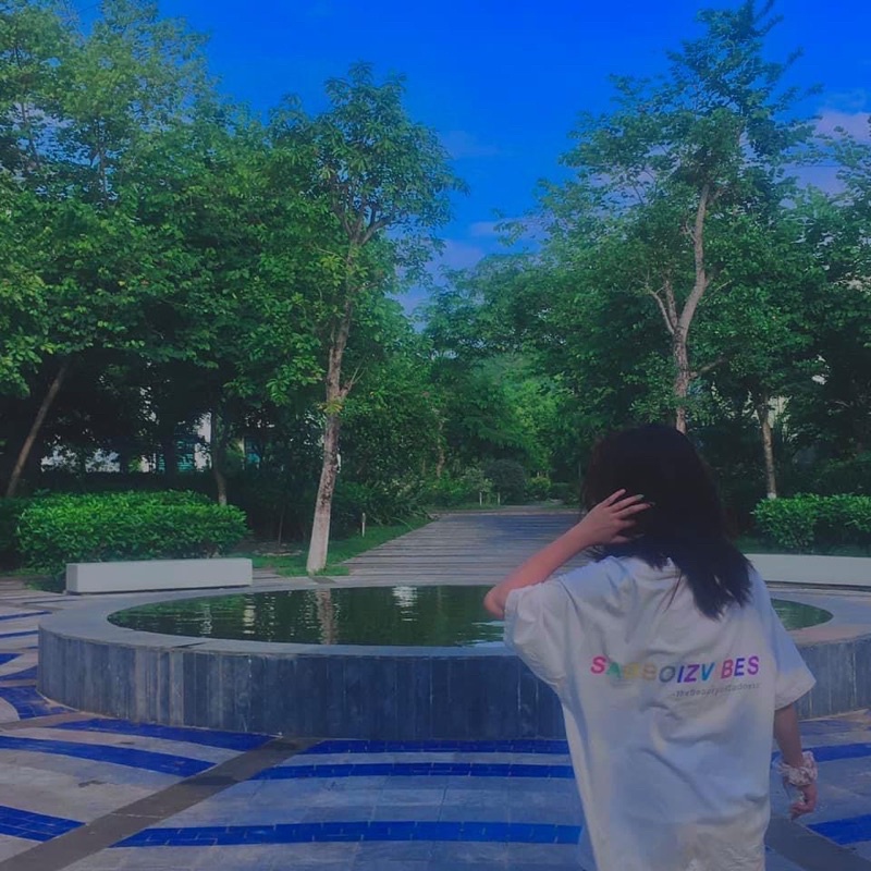 Áo thun tay lỡ in chữ SADBOIZVIBES nhiều màu ,áo phông unisex nam nữ