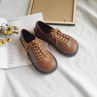 (ORDER) Giày Ulzzang Harajuku nữ da mềm