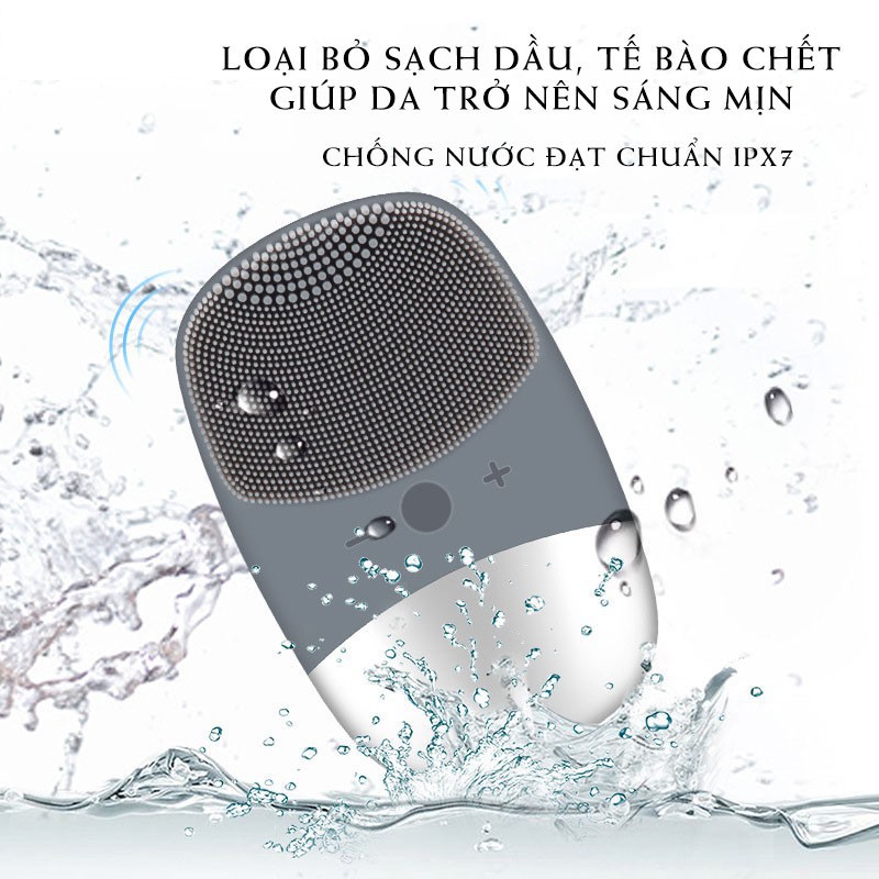 Máy rửa mặt, tạo bọt đánh bay tế baò chết, chất nhờn, dầu cho da mặt trở nên sáng bóng mịn màng. chống nước, an toàn | BigBuy360 - bigbuy360.vn