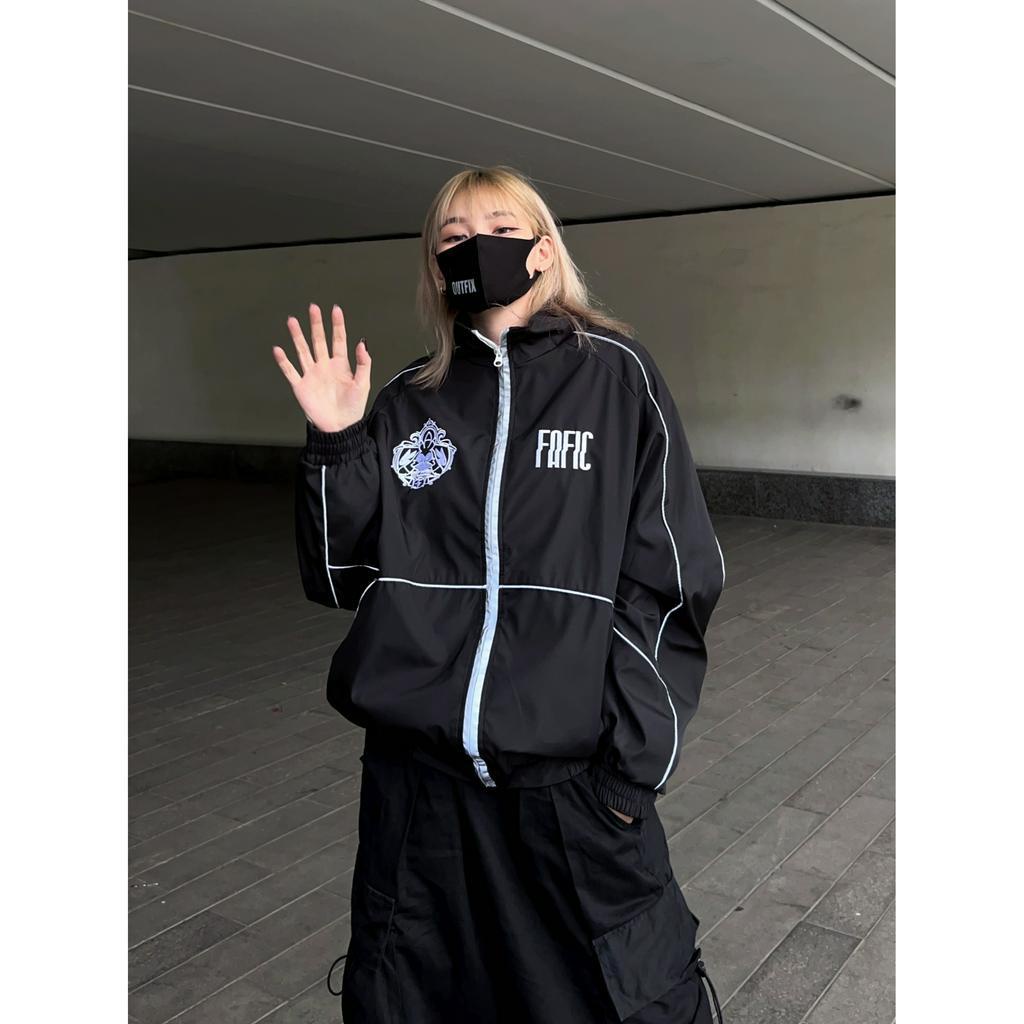 Áo khoác dù Nam Nữ Unisex Fafic studio Reflection áo jacket phản quang Hình thêu Fafic studio