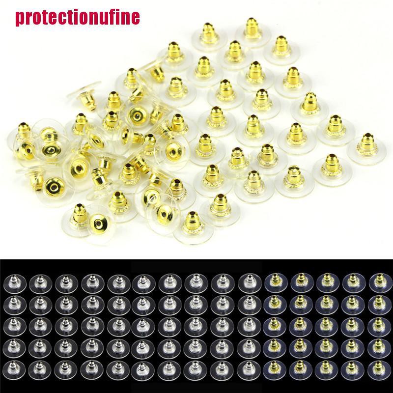 Bộ 60 Khuyên Xỏ Tai Màu Vàng / Bạc Tiện Dụng
