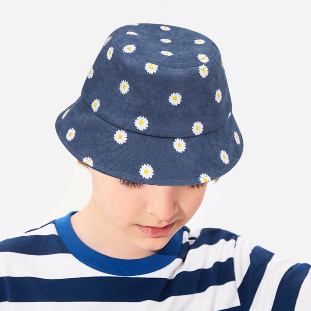 Mũ Xô Chống Nắng In Họa Tiết Hoa Cúc Thời Trang Thích Hợp Làm Quà Tặng Cho