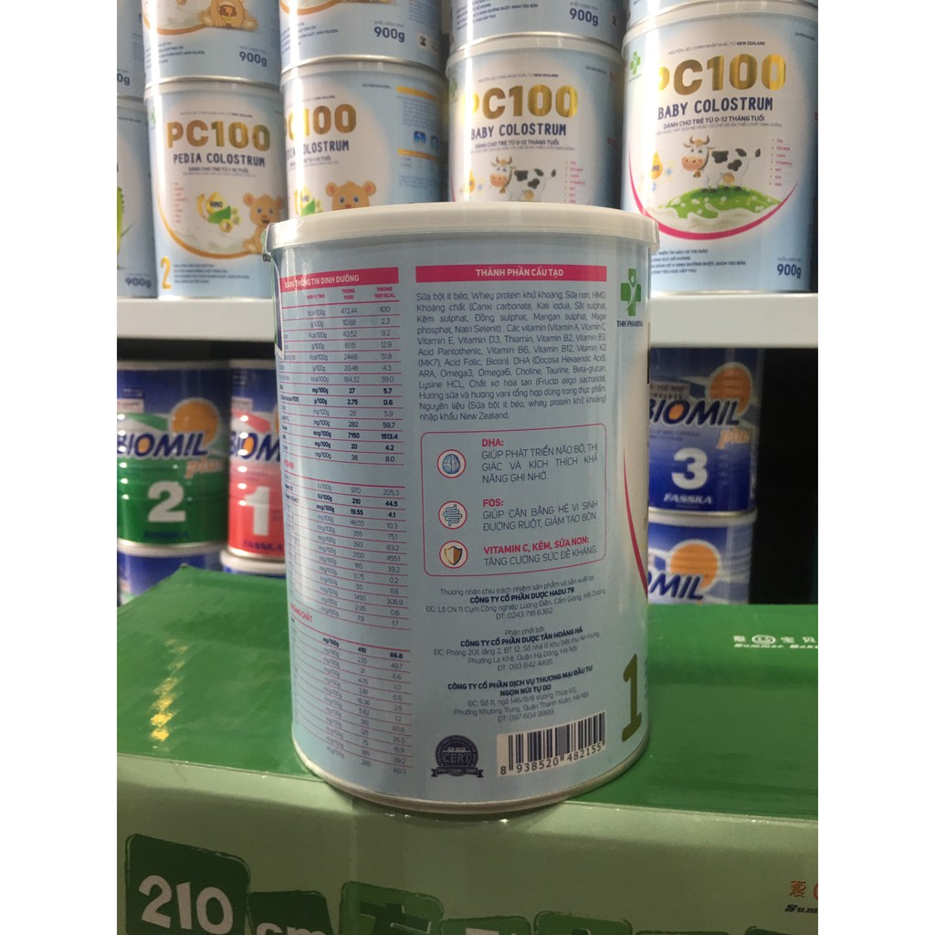 Sữa Bột PC100 Baby Colostrum 900gr