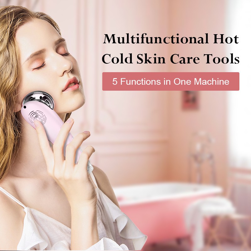 ANLAN Máy massage rung chăm sóc da mặt siêu âm giảm nếp nhăn se khít lỗ chân lông cao cấp